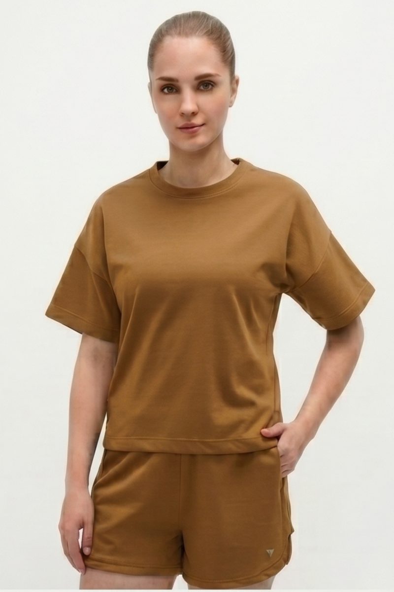 Shine Co-ord Set - Khaki